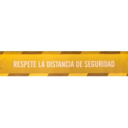VINILO "RESPETE DISTANCIA...