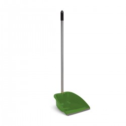RECOGEDOR C/GOMA+PALO METAL.ROSCA VERDE R09024