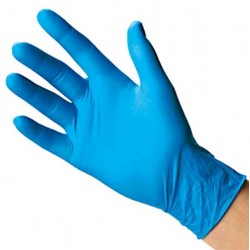 GUANTE NITRILO AZUL SENSITIVE T-G P/100